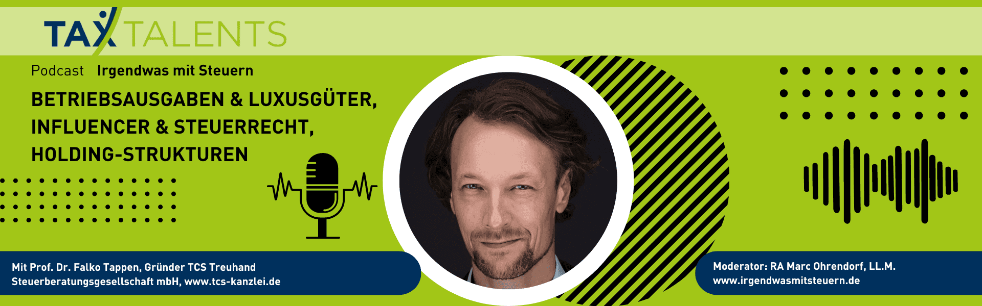 Irgendwas mit Steuern - Folge 30: Influencer und Steuerrecht mit Prof. Dr. Falko Tappen